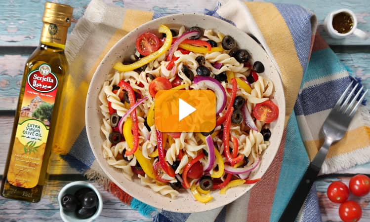 Recipe for Pasta Salad with Serjella Olive Oil